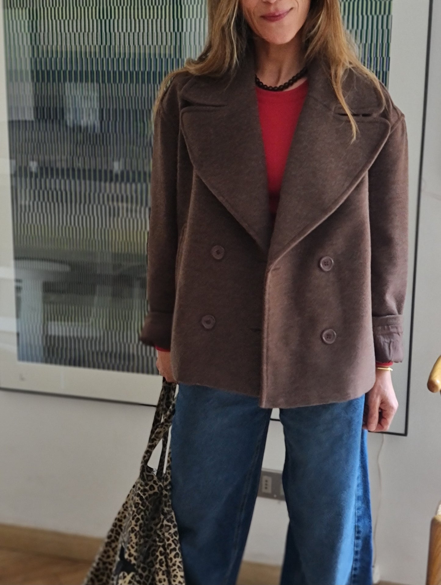 CHAQUETA VICTORIA CHOCOLATE -10% DCTO.