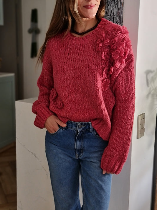 SWEATER CAMILA BURDEO SUAVE.