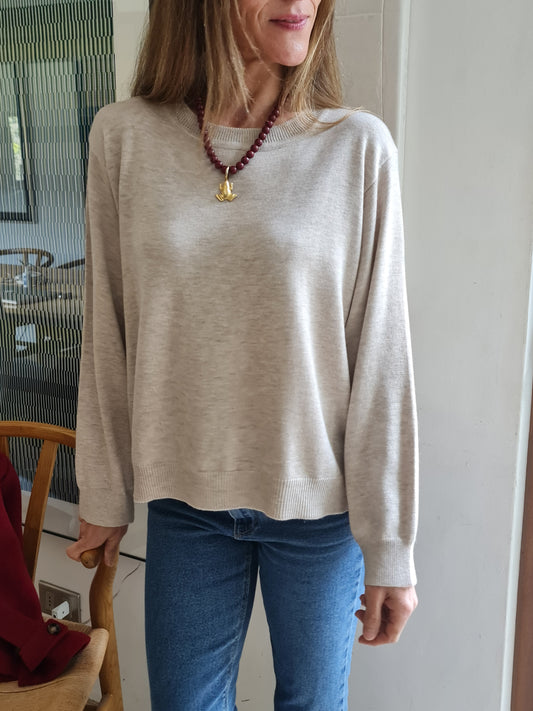 SWEATER ESTER BEIGE.