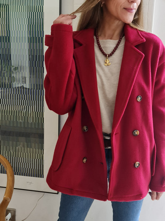 CHAQUETA FILIPA ROJO ITALIANO -15% Dcto.