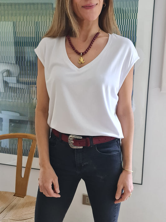 POLERA LOLA BLANCA.