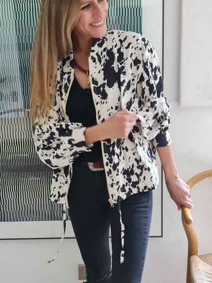 CHAQUETA VIRGINIA NEGRA.