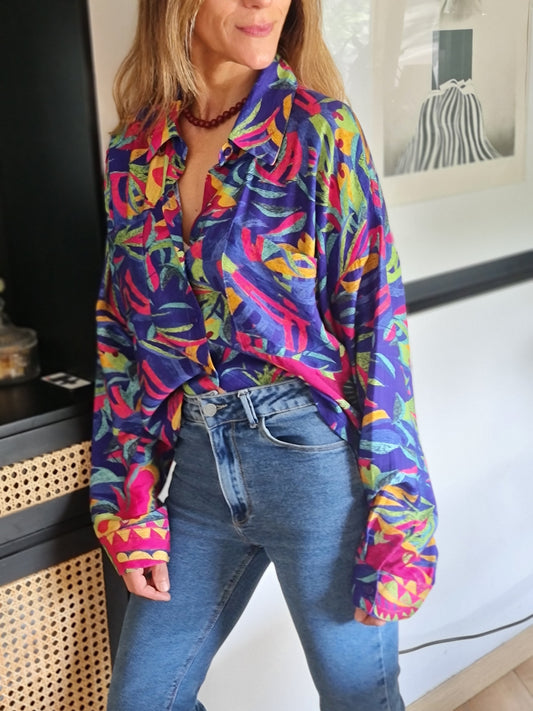 BLUSA PEPA MORADA.