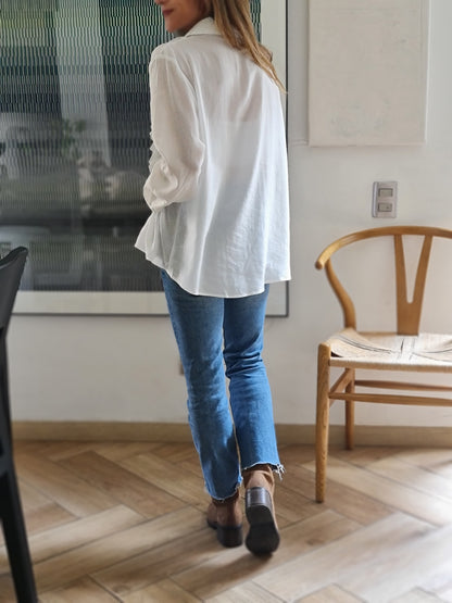 BLUSA ANTONIETA BLANCA.