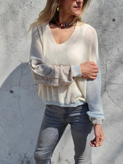 SWEATER CLARITA CREMA.