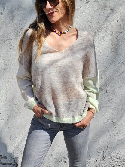 SWEATER CLARITA TOSTADO.