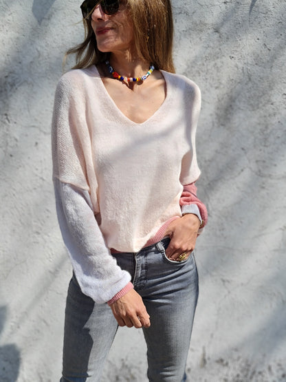 SWEATER CLARITA ROSADO.