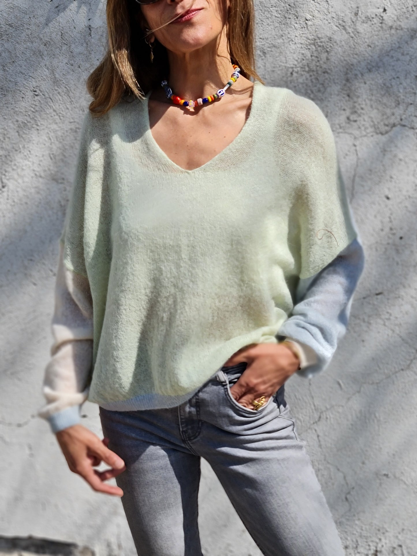SWEATER CLARITA VERDE.