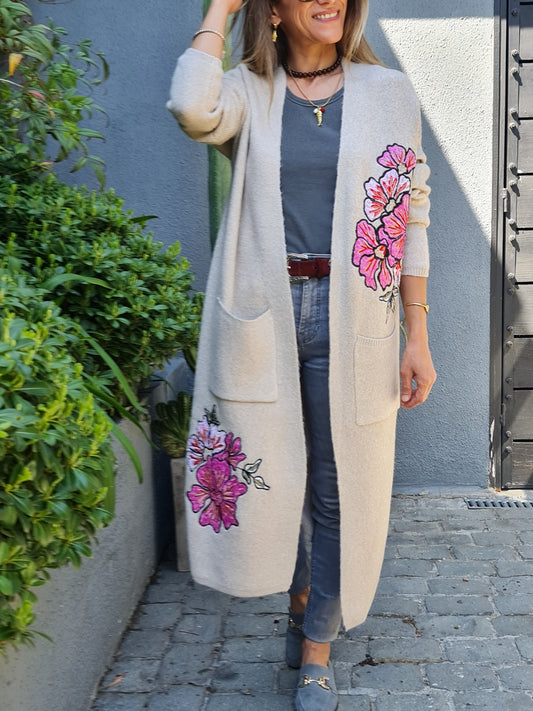 CHALECO ROCÍO BEIGE 30% DE DCTO.