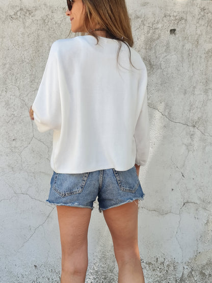 SWEATER MANUELA BLANCO -35% DCTO.