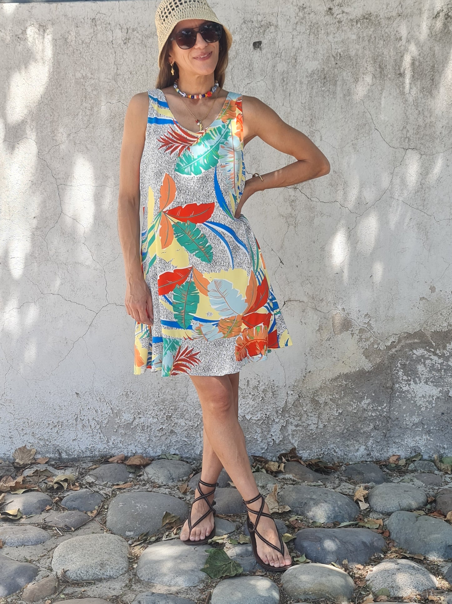 VESTIDO AMANDA ROJO -60% DE DCTO.