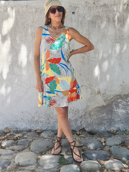 VESTIDO AMANDA ROJO -60% DE DCTO.