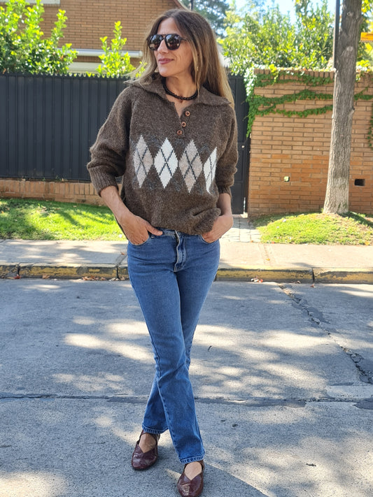 SWEATER BOMBAY CHOCOLATE -25% DCTO.