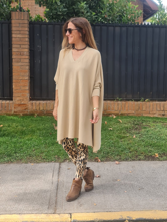 SWEATER TOPACIA CAMEL - 38% DCTO