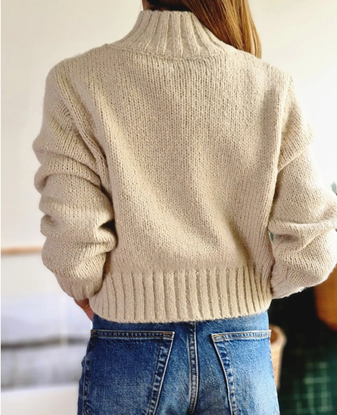 Chaleco Lentejuelas Beige. - Quemepongotienda