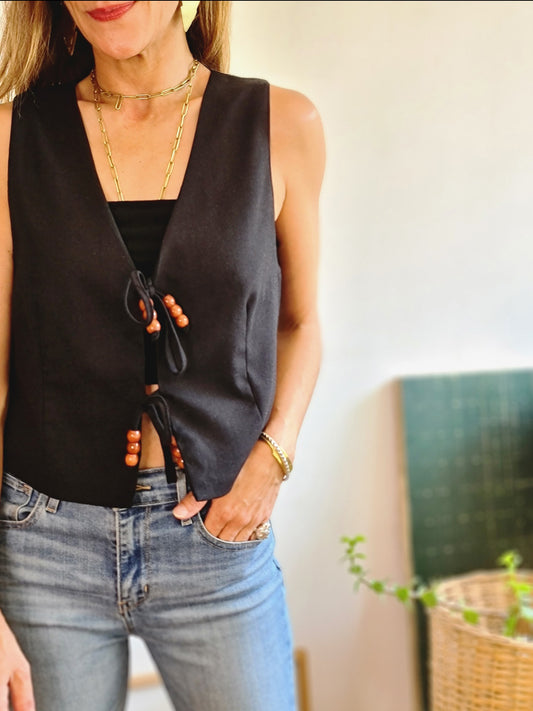 GILLET AMARRAS NEGRO -15% DE DCTO.