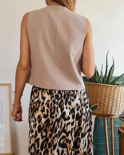 GILLET ESTELA BEIGE. - Quemepongo