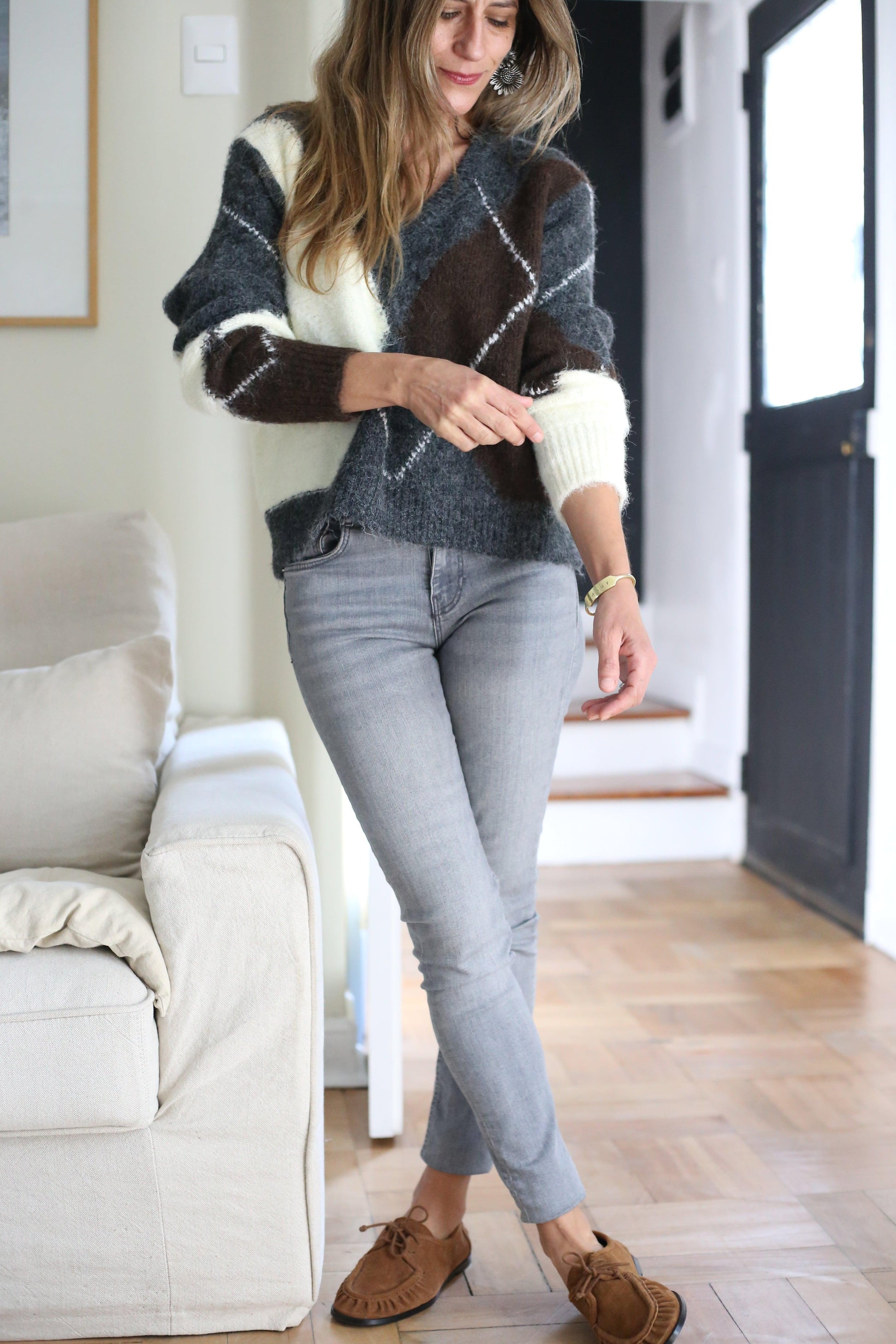SWEATER PENELOPE GRIS. - Quemepongo