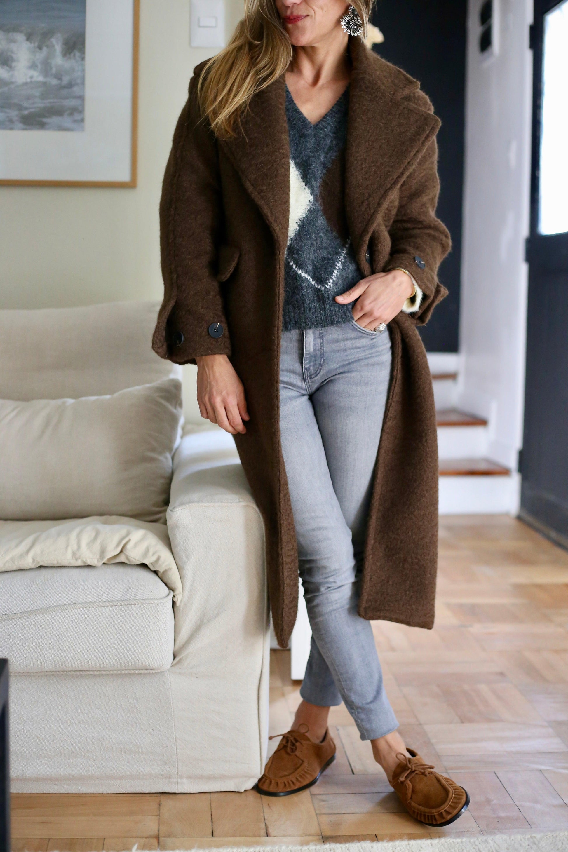 SWEATER PENELOPE GRIS. - Quemepongo