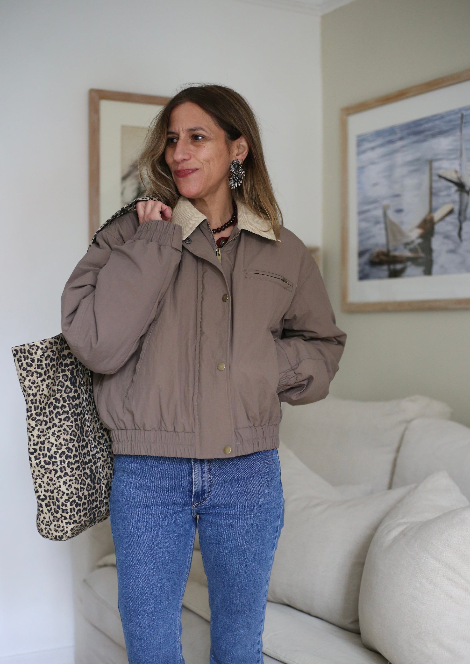 PARKA COTELE LUISA TOSTADO. - Quemepongo