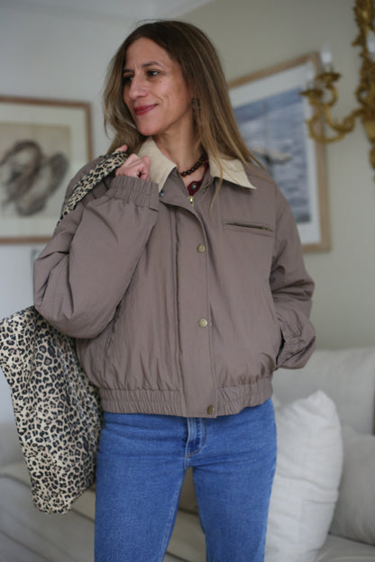 PARKA COTELE LUISA TOSTADO. - Quemepongo