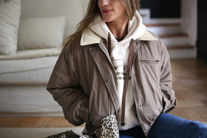 PARKA COTELE LUISA TOSTADO. - Quemepongo