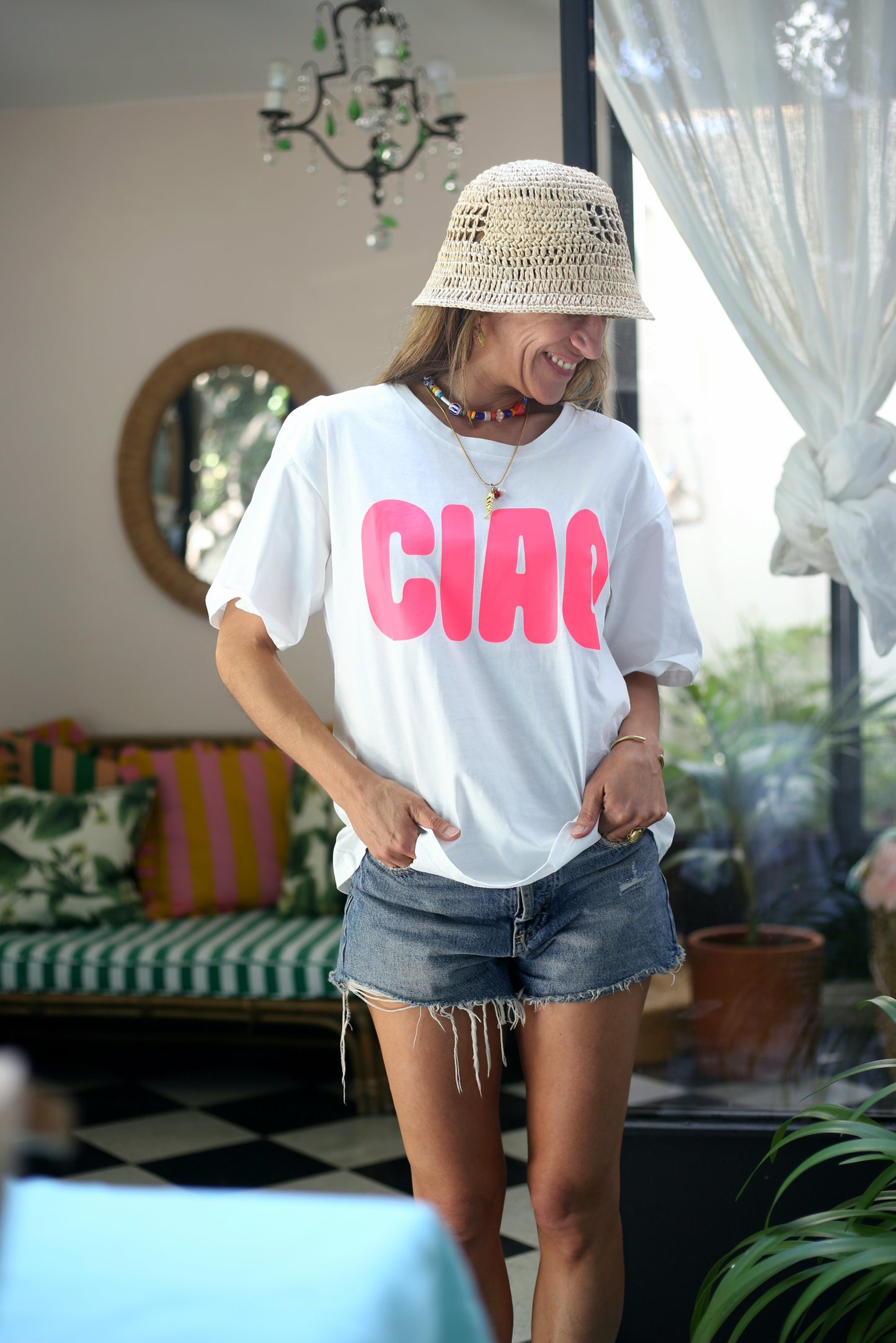 POLERA CIAO BLANCA -25% DCTO.