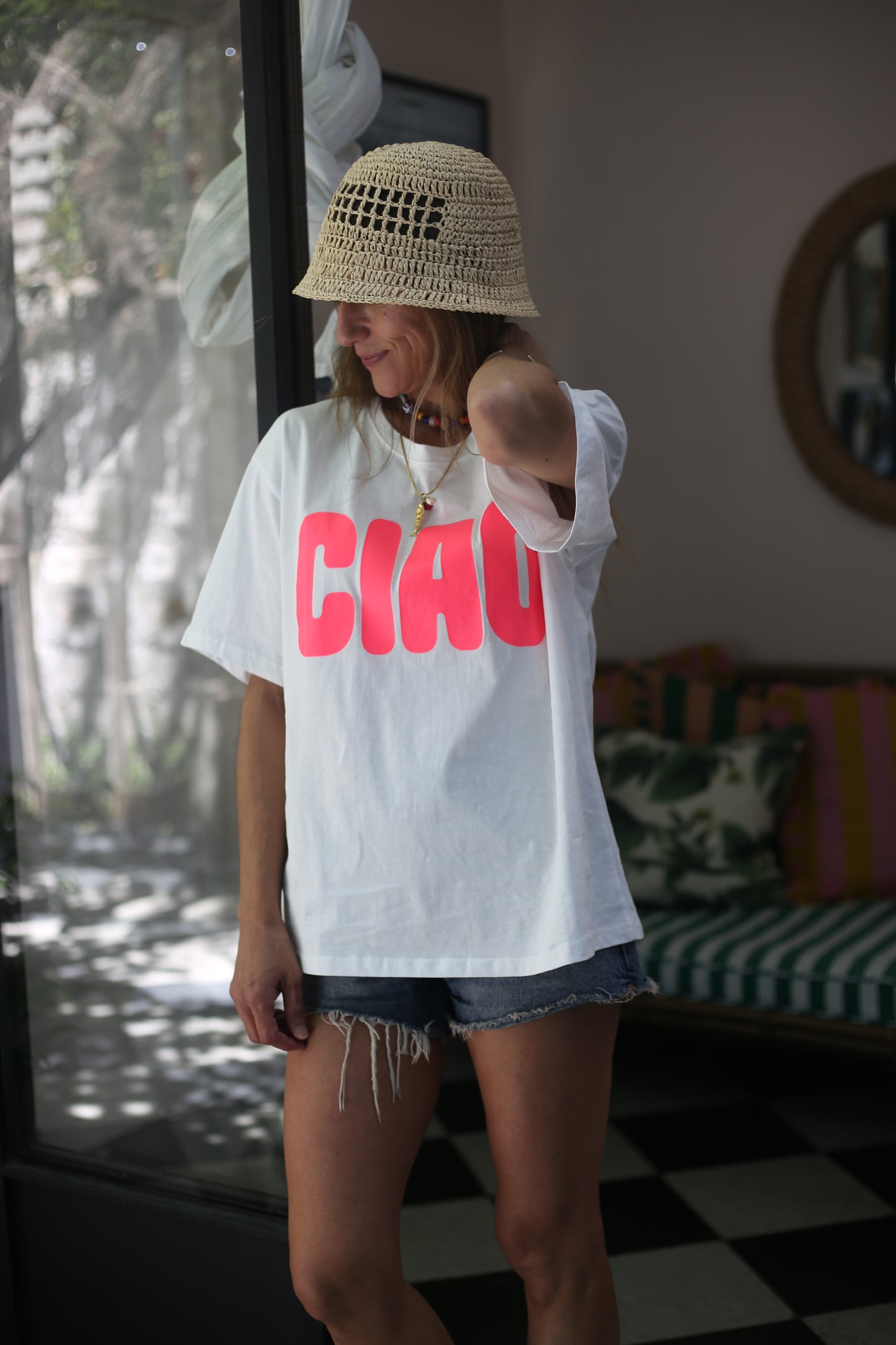 POLERA CIAO BLANCA -25% DCTO.