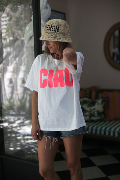 POLERA CIAO BLANCA -25% DCTO.