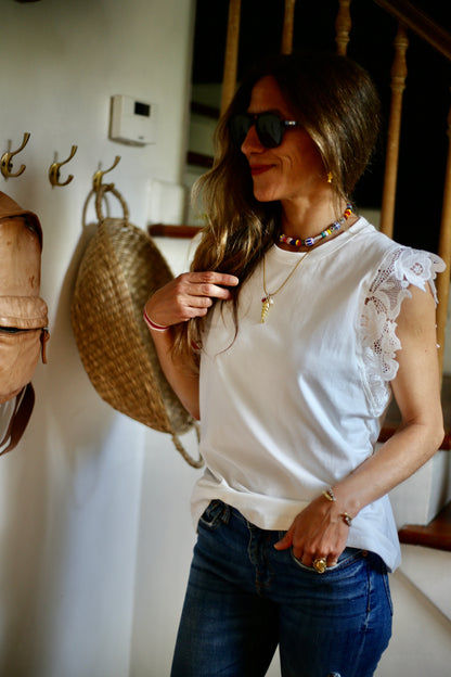 POLERA AZUCENA BLANCA.