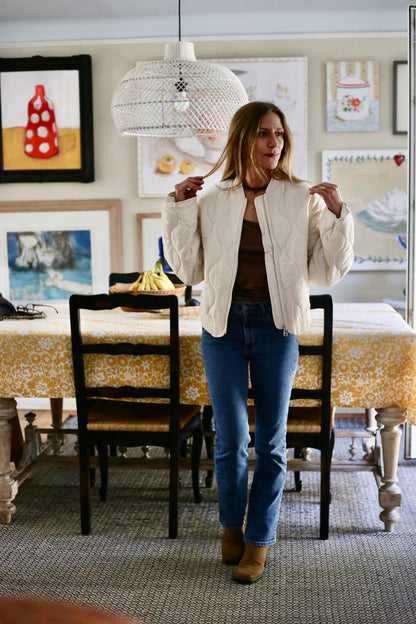 CHAQUETA ANGELES CREMA.