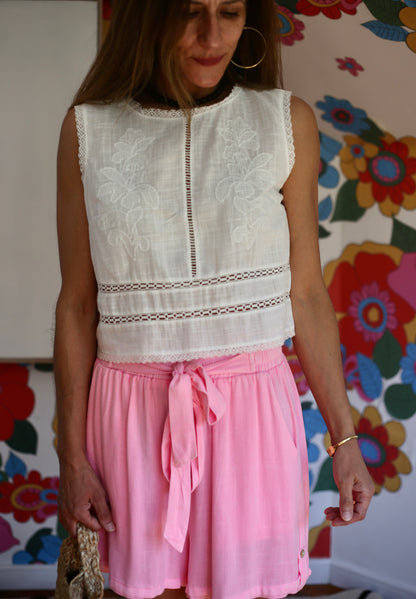 BLUSA DOMITILA BLANCA-15%DCTO.