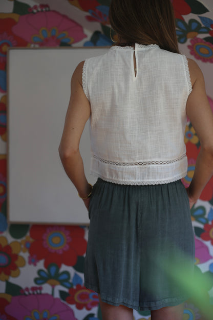 BLUSA DOMITILA BLANCA-15%DCTO.