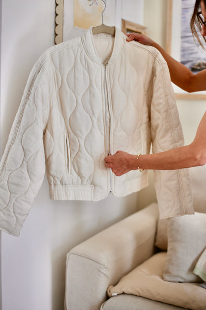 CHAQUETA ANGELES CREMA.
