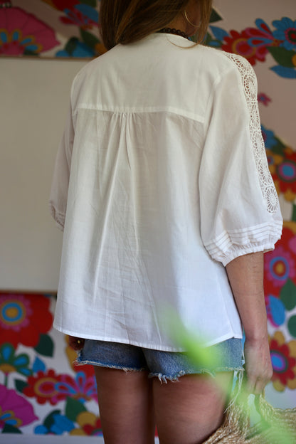 BLUSA PELAYA BLANCA -10% DCTO.