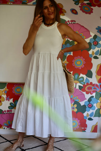 VESTIDO TAMARA BLANCO-15%DCTO.