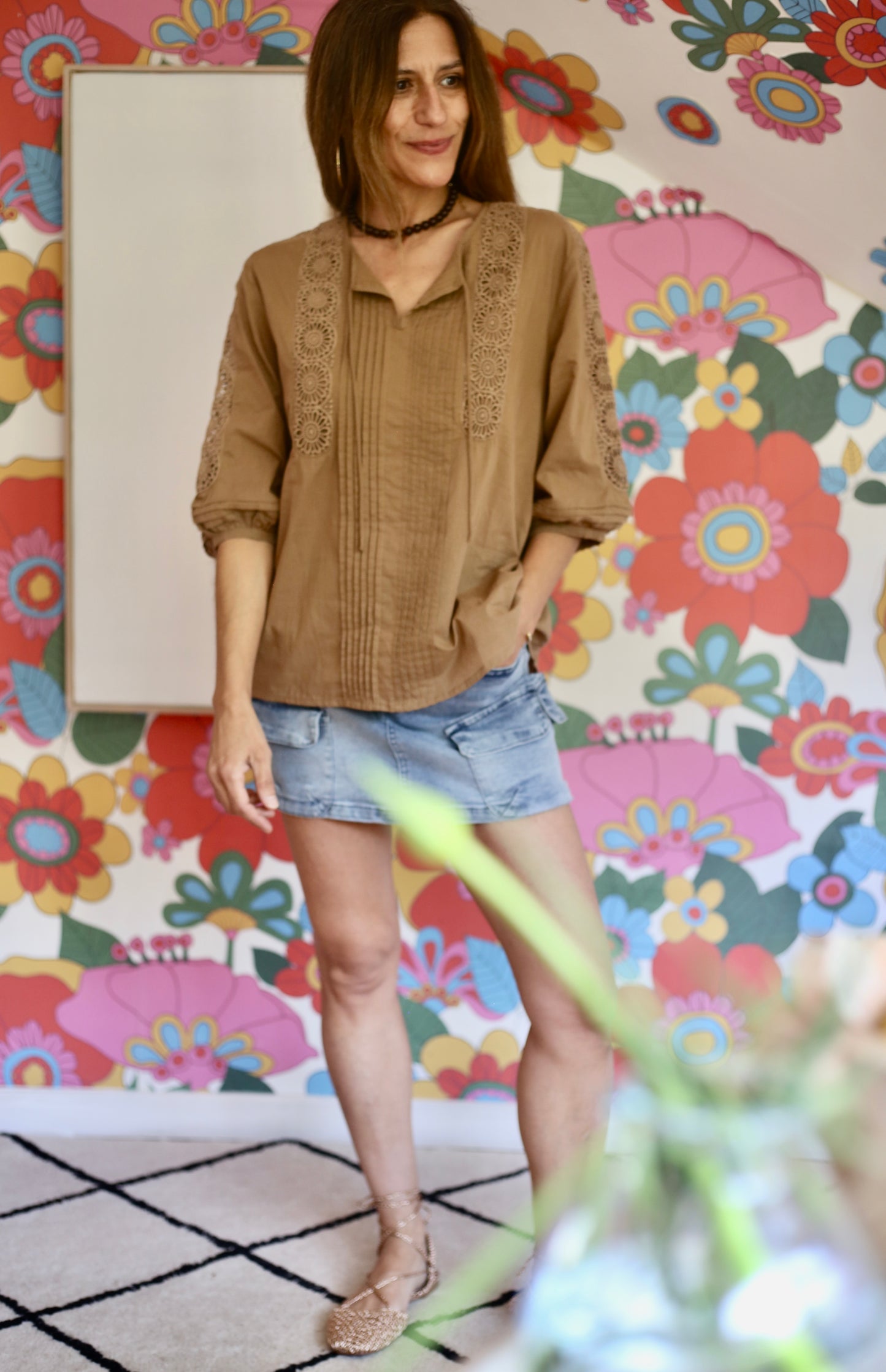 BLUSA PELAYA CHOCOLATE SUAVE-10%DCTO.