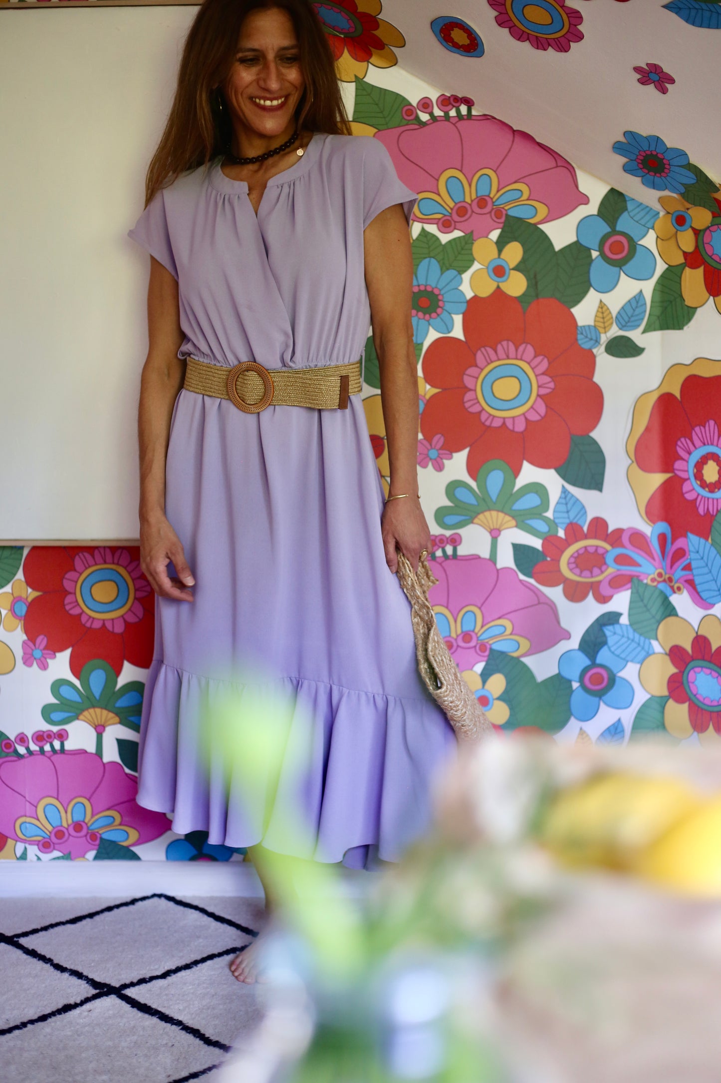 VESTIDO PASTORA LILA-40% DCTO