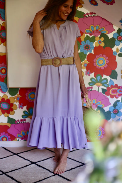 VESTIDO PASTORA LILA-40% DCTO