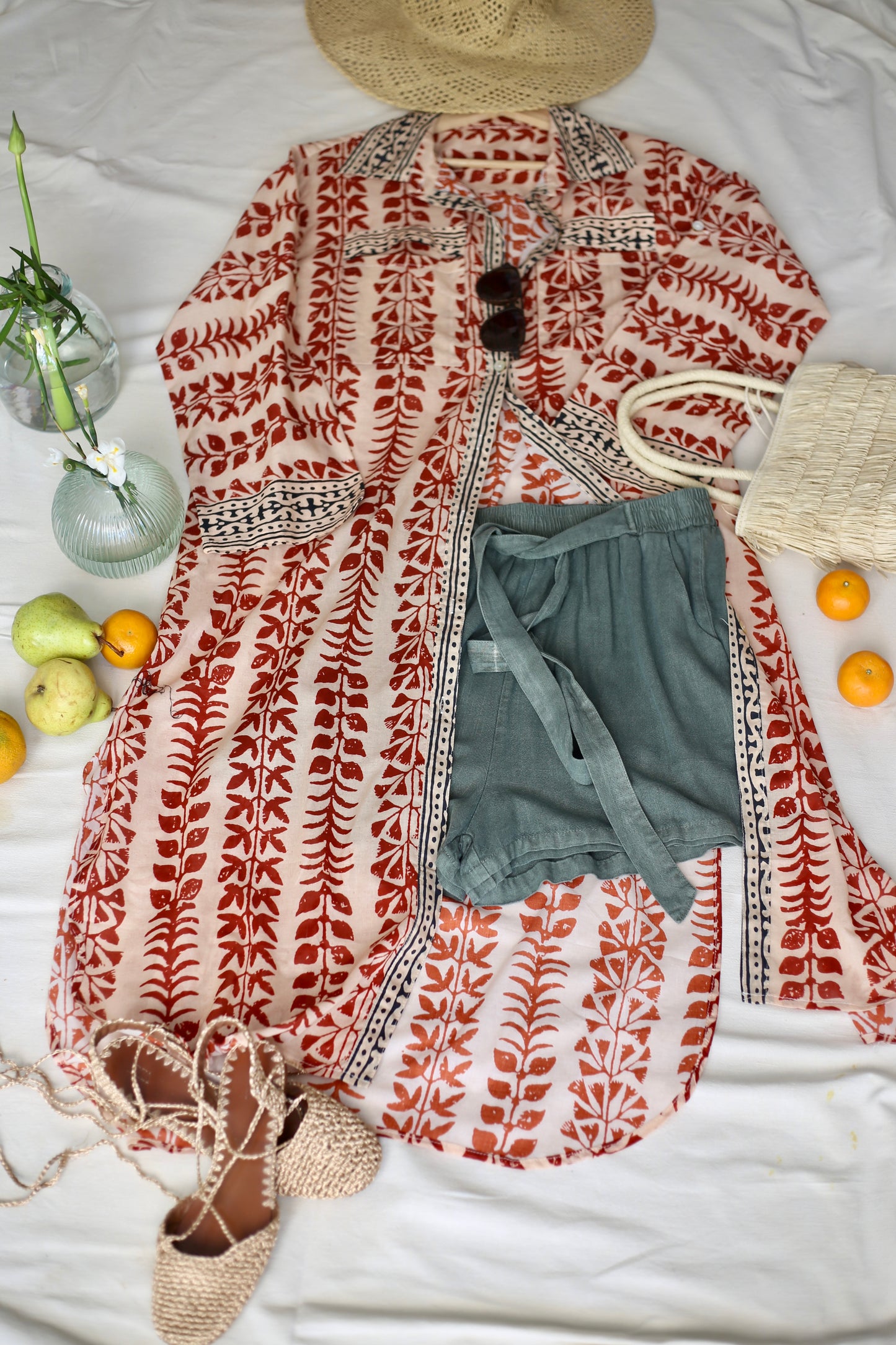 VESTIDO /TAPADO MONI TERRACOTA -20% DCTO.