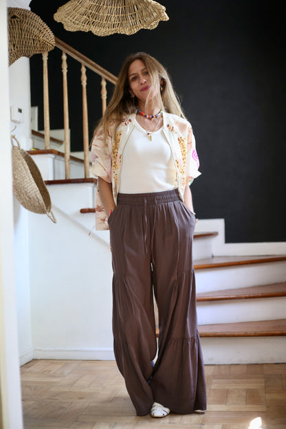 PANTALON AMPARO CHOCOLATE -15% DCTO.