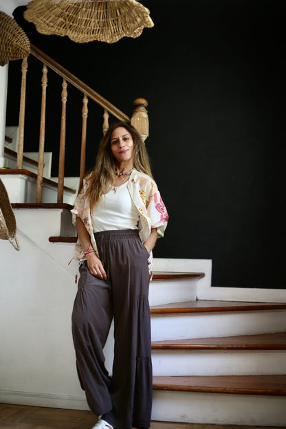 PANTALON AMPARO CHOCOLATE -15% DCTO.
