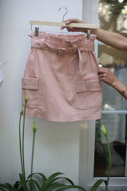 MINI GABARDINA ROSADA-55% DCTO.