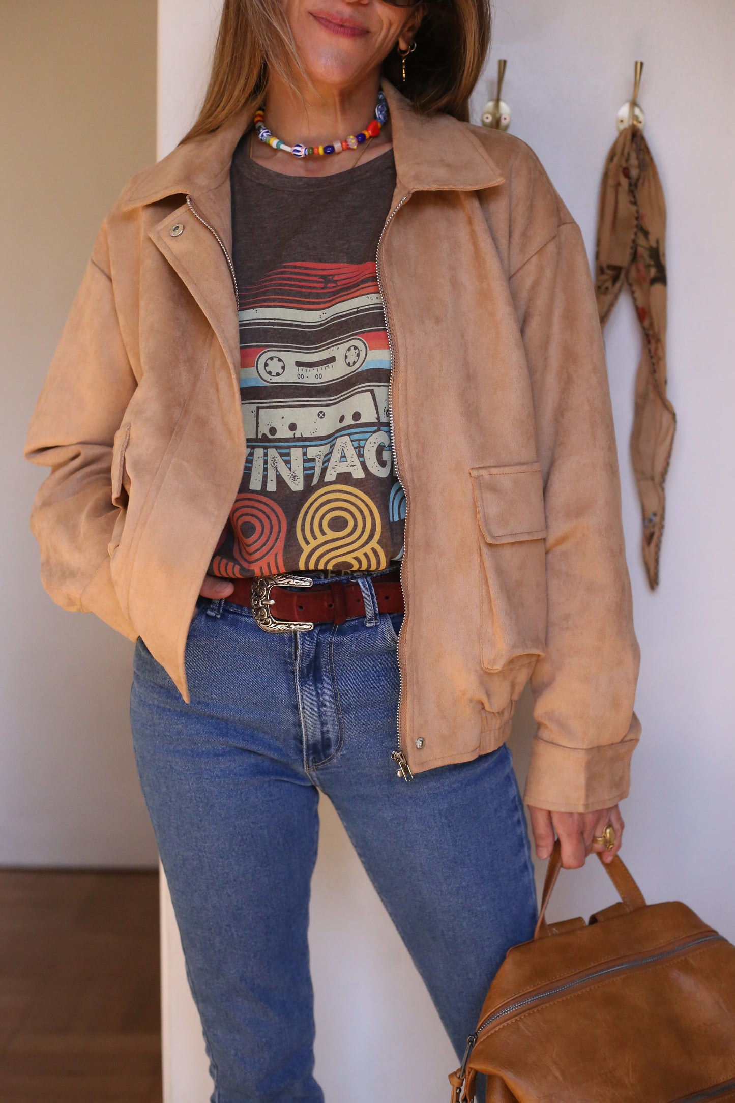 POLERA 1982 CAFÉ.