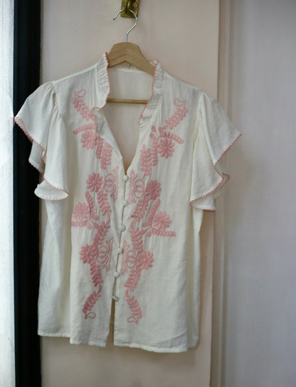 BLUSA ANGELITA ROSADA.