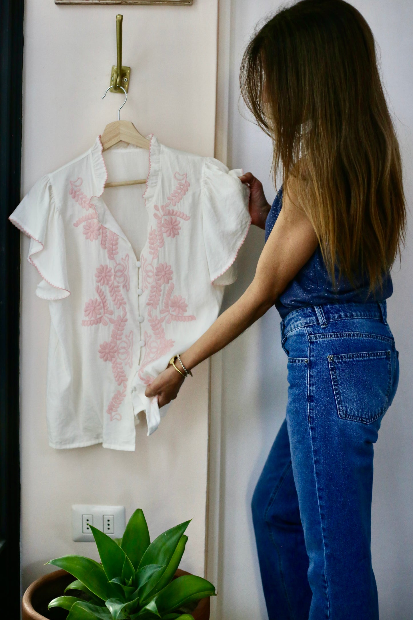 BLUSA ANGELITA ROSADA.