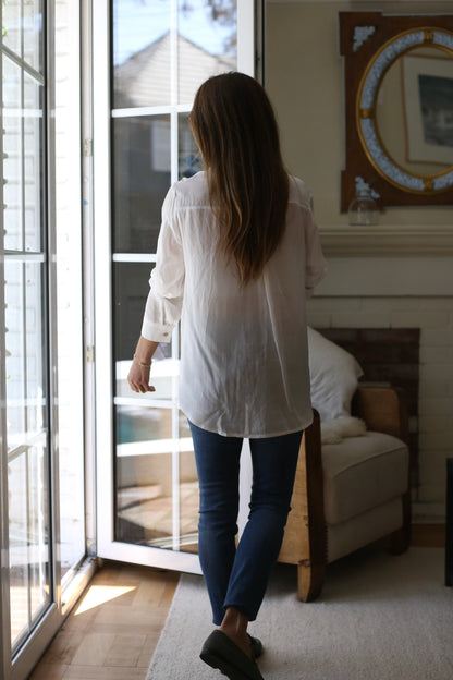 BLUSA ISABELINA BLANCA.