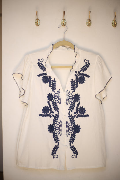 BLUSA ANGELITA AZUL.