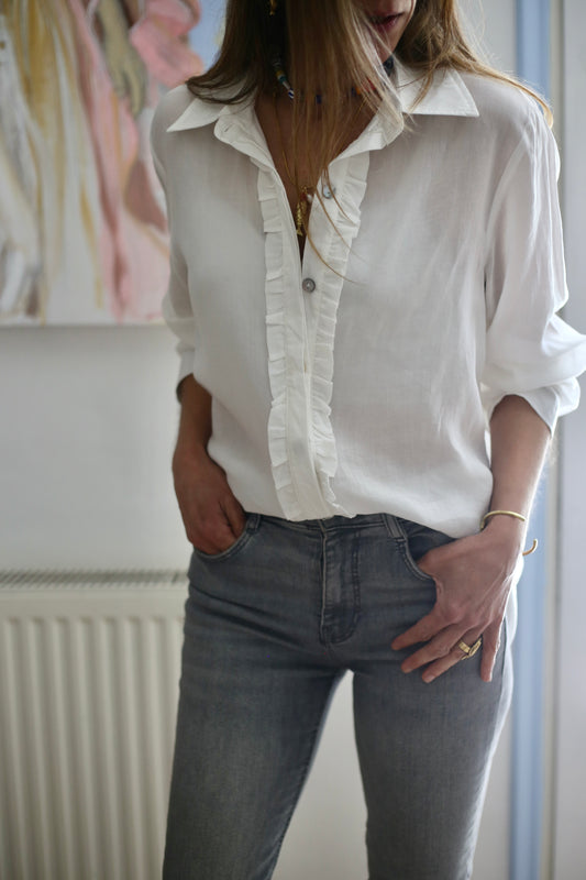 BLUSA ISABELINA BLANCA.