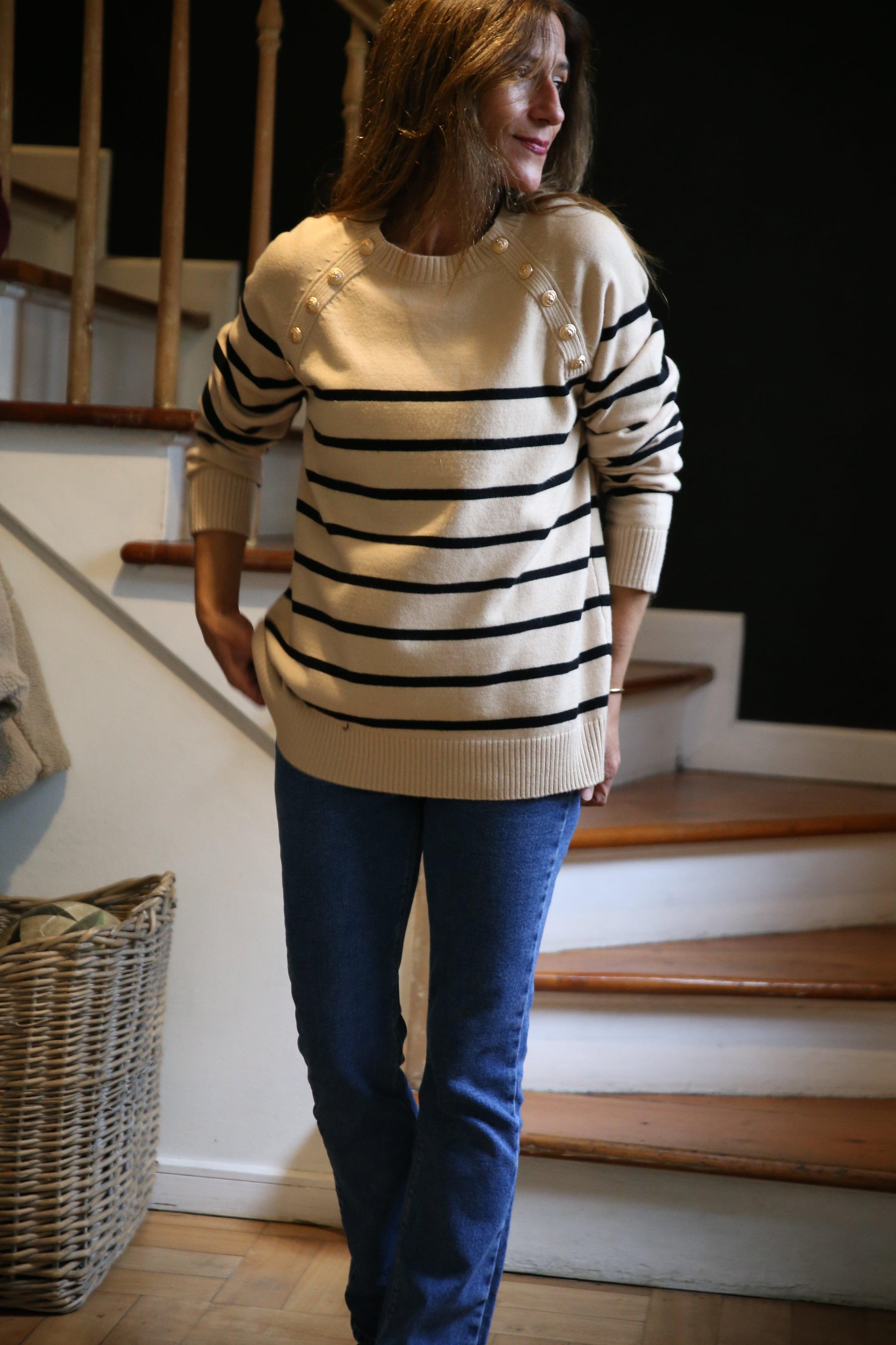 SWEATER FRANCES BEIGE. - Quemepongo